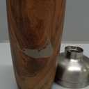 S'well Stainless Steel Shaker Set with Jigger, 18oz, Teakwood, Triple Layered Vacuum Insulated Container Keeps Cocktails Colder for Longer, BPA Free Barware