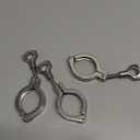 QMINOX TC 1.5" Tri Clamp with Wing Nut Stainless Steel 304 Heavy Duty Sanitary Clover Clamp Single Pin with Silicone Gasket (3-pack)