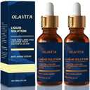 OLAVITA Facial Serum, Liquid Anti-Aging Solution with Vitamin C, E, Retinol & Aloe, Boosts Collagen, Shrinks Pores, Diminishes Wrinkles & Fine Lines (2Pcs)