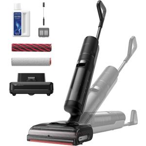 DREAME H15 Pro CarpetFlex Cordless Vacuum Mop, Wet Dry Vacuum Cleaner with Dual Brushes for Hard Floors & Carpet, Tangle-Free Hair-Cutting, 23kPa Suction, 180 Lie-Flat Floor Washer, 194F Fast Drying