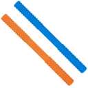 Hollow Chew Tubes Sensory Chew Toys for Autistic Children(2 Pack), Alt. to Chew Necklaces for Sensory Kids, Teething, Oral Motor Stimulation, ADHD, SPD
