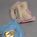 Pink Blue Gender Reveal Decorations Pre-Strung Handmade Felt Boy or Girl Sign Baby Clothes Heart Banner for He or She Welcome Baby Shower Party Nursery Home Fireplace Mantle Room Decor