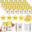 Wettarn 36 Sets Star Positive Gifts Cute Stress Balls with Gift Boxes Inspirational Party Favors for Employee Coworker Students Relief Toys, You are a Star Keep Shining