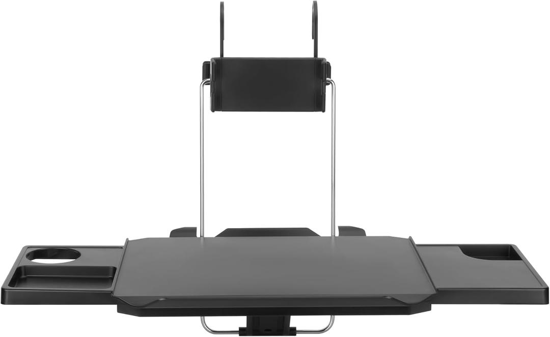 Paffenery Large Car Steering Wheel Tray Back Seat Headrest Tray with Phone Holder, Steering Wheel Desk Food Table for Car Laptop Mount Steering Wheel for Large SUVs, Trucks & Vans,18"