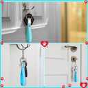 Tondiamo 60 Pcs Happy Vet Tech Gifts Bulk Veterinary Technician Week Silicone Keychain Tech Animal Rescue Gifts Thank You for All That You Do Party Favors for Nurse Doctor Dentist Medical Staff