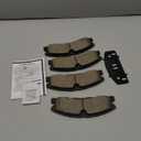 BOSCH BC1611 QuietCast Premium Ceramic Disc Brake Pad Set - Compatible with Select Ford Explorer, Flex, Taurus; Lincoln MKS; FRONT