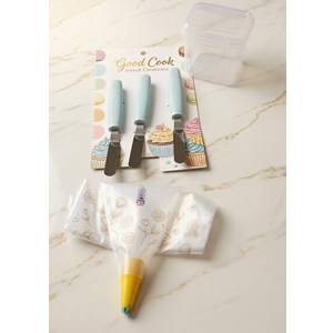 scrapcooking Stainless steel mini angled spatula - 21cm, 3 Pack, SISTEMA 2X13.5 OZ 400 ML