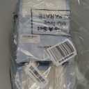 Kolldenn 50 Pcs Blue Wildflower Gift Bags with Handles Paper Floral Goodie Welcome Bag for Wedding Guest Baby Shower Bridal Birthday Party Favor, 5.91 x 3.15 x 8.27 Inches