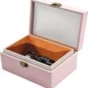 Faraday Box for Car Keys, Faraday Key Fob Protector Box, Anti Theft Car Keys Faraday Cage, Keyless Entry Protector Faraday Pouch for Key fob, RFID Signal Blocking Box(Pink,S)