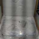 ROLOVE Lighted Makeup Mirror, 17"x13" Vanity Mirror with Lights, 10X Magnification, Gifts for Women, 3 Color Lighting Modes, Smart Touch Control, 360° Rotation for Bedroom or Tabletop (White)