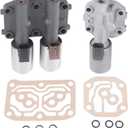 Bulubiu 28260-PRP-014 Transmission Dual Linear Shift Solenoid Valve with Gasket Fit for 2003-2007 Accord CR-V Acura Replace OE 28250-PRP-003 (Black)