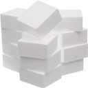 Crafare 4X4X2 Inch Craft Foam Blocks 12 Pack Polystyrene Foam Square Blocks for School Art Modeling Projects Sculptures,Floral Arrangements Wedding Table Centerpieces