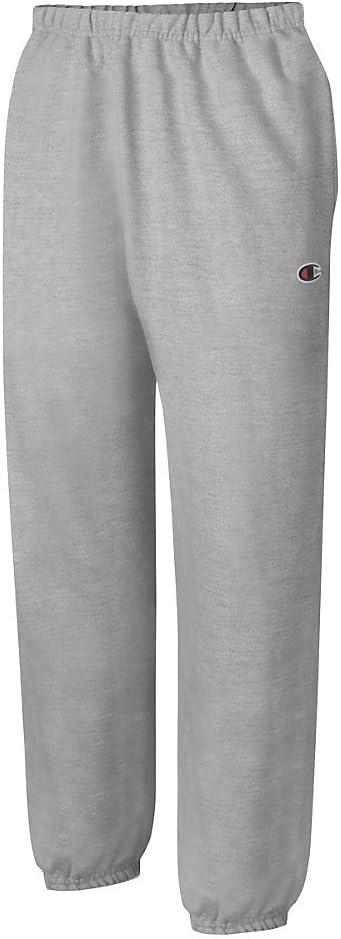Champion Men's Sweatpants, Reverse Weave, Heavyweight Fleece Sweatpants For Men, 30 (Gray)