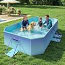 HeySplash Small Swimming Pool for Family for Garden