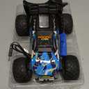 Remote Control Car, All Terrain Remote Control Truck for Boy, 2.4GHz Rc Car with Bodylight and Two Rechargeable Batteries, 20KM/H Monster Truck Toys