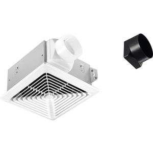 Bathroom Exhaust Fan 80 CFM,4-Inch Duct - 70CFM,3-Inch Duct outlet included,Easy to Install,Quiet Energy-Saving Household Ventilation Fan,Ceiling or Wall Mounted, Classic White Grille