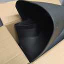 LUCKEASY 4PCS Front & Rear Door Entry Threshold Strip Protector for Tesla Model Y Juniper 2025 2026 Door Sill Protective Cover Anti-dust Pads Protector Cover for Model Y Juniper Accessories TPE Black