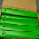 Henoyso 24 Pack 1.5 Inch 3 Ring Plastic Binders with Pockets, Lime Green