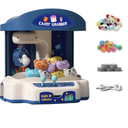 Mini Doll Grabber Toy, 10 Dolls 10 Eggshells 20 Multifunctional Music Light Doll Claw Machine for Boy Girl with The Sense of Being in The Game Hall (Type 1)