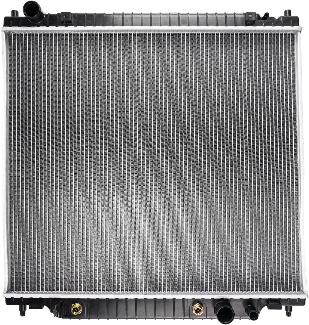 PHILTOP Radiator Complete Radiator Compatible with F350 Super Duty 1999-2004, F250 Super Duty 1999-2004, Excursion 2000-2005 5.4L 29-3/4"W 26-7/16"H