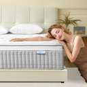 Full Size Mattress, 12 Inch Memory Foam Hybrid Mattress in a Box with Pocket Springs for Motion Isolation, Pressure Relief, Medium Firm, CertiPUR-US