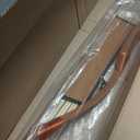 Youth Wooden Bow and Arrow Set, 40 Inch Archery Set Microfiber Leather-Wrapped, Handmade Toys Bow and Arrow Cosplay Costume Prop Games, 5 Feather Arrows (Rubber Tip), Gifts for Kids Boys Girls (Brown)