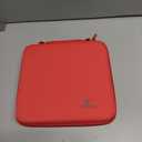 Tourmate Hard Shell Lunch Box for Kids, Insulated Lunch Tote Bag for School, Portable Lunchbox with Hard Liner Inside for Easy Clean Up, Personalized Name Tag Included (Red)