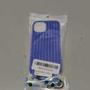 Jmltech for iPhone 15 Case Striped Phone Cases Cute Women Girly Trendy Shockproof Slim Soft TPU and Hard PC Protective Cover Navy Blue