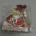 Frog Christmas Ornament 2025 - Gifts for Animal Lover, Unique Animal Lover Gifts for Women Men, Elegant Christmas Tree Decorations, Frog Ornament for Adults Boys Girls Friends