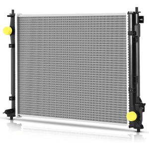 Radiator Fits for 2016 2017 2018 2019 2020 2021 Honda Civic 2.0L AT Models, Aluminum Core, Efficient Cooling, No-Leak, Radiator Cap Not Included