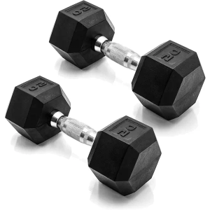 CAP Barbell Coated Dumbbell Weight | 20lb Pair