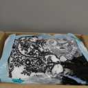 Lush Decor Aubree Quilt Paisley Damask Print Pattern Reversible 3 Piece Lightweight Bedding Blanket Bedspread Set - King - Black and White