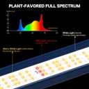 LED Grow Light, 1000W Grow Lights for Indoor Plants, Full Spectrum Growing Light Plant Foldable & Hanging Growing Lamps, Daisy Chain Dimmable Grow Lamp, Commercial for 6x6ft Coverage in Grow Tent