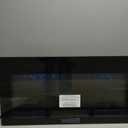 Sweetcrispy 36 Electric Fireplace Insert, Wall Mounted & Recessed Fireplace, 1500W Freestanding Fireplace Heater with Remote & Touch Panel Control, Adjustable Flame Effect, 12H Timer for Indoor use (Dark)