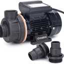 CHOOSMO Powerful Pool Pump 1/3HP 2640GPH Replacement for Sand Filter Systems Compatible with Above Ground Swimming Pools Circulating water, Black