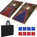 Electronic Cornhole Board Set 4x2 2x1ft-Automatic Scoring Cornhole Game