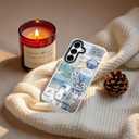 for Samsung Galaxy S24 Ultra Case, Coastal Inspiration Collage withMermaid, Military-Grade Drop Protection, Vintage Coastal Soft Slim TPU Protective & Camera Protection for Girls (EastCoast)