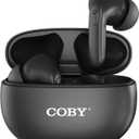 Coby Wireless Active Noise Cancelling Earbuds, Bluetooth in-Ear Headphones with Transparency Mode, IPX7 Waterproof Sports Earphones, USB-C Charging Case, App EQ & Location Tracking (1)