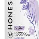The Honest Company 2-in-1 Cleansing Shampoo Body Wash Gentle for Baby Naturally Derived Tear-free Hypoallergenic Lavender Calm 10 fl oz
