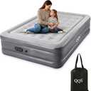 Air Mattress Queen with Built in Pump, 18'' Raised Inflatable Bed, 660lb Support Blow Up Mattress, 3 Mins Quick Self-Inflating for Home, Guest & Camping