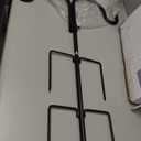 Double Shepherds Hook for Outdoor,94 Inch Bird Feeder Pole with 5 Prongs Base, Heavy Duty Adjustable Garden Hook for Hanging Plant, Solar Light, Lantern, Weddings Decor, Hummingbird Feeder(1 Pack)