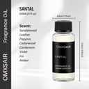 Hotel Scnet Diffuser Oil Santal 4.1 Fl (120ml) - Air Freshener Hotel&Car,Home- Luxury Essential Oils for Diffuser Refill - Longer Lasting, Stronger Scent-Suitable for waterless diffusers