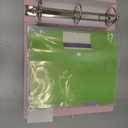 Leather 3 Ring Binder, 2 Inch Binders with Clipboards, 5-Tabs Pockets Dividers, 18 Divider Stikers, Plastic Folder, Pen Holder, Three Ring Binder with Pen Holder(Pink, Letter Size)