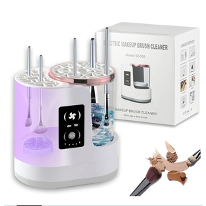 3-in-1 Electric Makeup Brush Cleaner, Dryer & Storage Drying Available Fast Cleaning & Healthy Skin Care Automatic Cleaning Tool for All Size Brushes