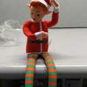 The Original Elf 12" Plush Christmas Elf Doll Poseable Shelf Sitter with Flexible Dangling Legs Perfect for Christmas Decorations, Toy Elf for Kids, Mini Elves, and Tree Topper (Boy)
