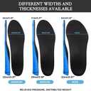 Endoto Arch Support Insoles for Skechers Women & Men Shoes, Replacement Soft Insole Inserts Fit Foot Comfort(Medium,Size:US Men8.5-EU41.5)