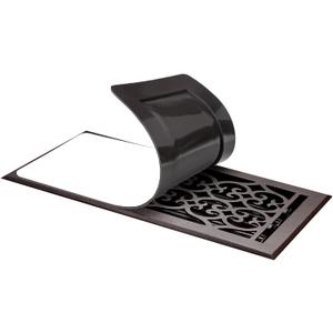 Home Vents Cover 2 Pack, 7.5 x 12 inches AC and HVAC Vent Covers, Pocket Design Fits for Most Floor, Wall, Ceiling and Air Registers Vents with The Damper Wheel, White