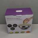 Mixing Bowls with Lids Set, 6 PCS Stainless Steel Mixing Bowls with 3 Grater Attachments, Kitchen Food Organizers Nesting Mixing Bowl, Large Size 4.5, 3.5, 2.1, 1.5, 1.1, 0.7QT-Colorful (Multicolor)