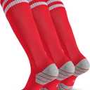 CWVLC Soccer Socks for Kids Youth Adult, Cotton Football Softball Baseball Socks