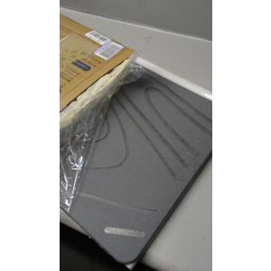 Stone Bath Mat, Diatomaceous Earth Shower Mat, Non-Slip Super Absorbent Quick Drying Bathroom Floor Mat, Natural, Easy to Clean (23.6 x 15.35 Darkgrey)